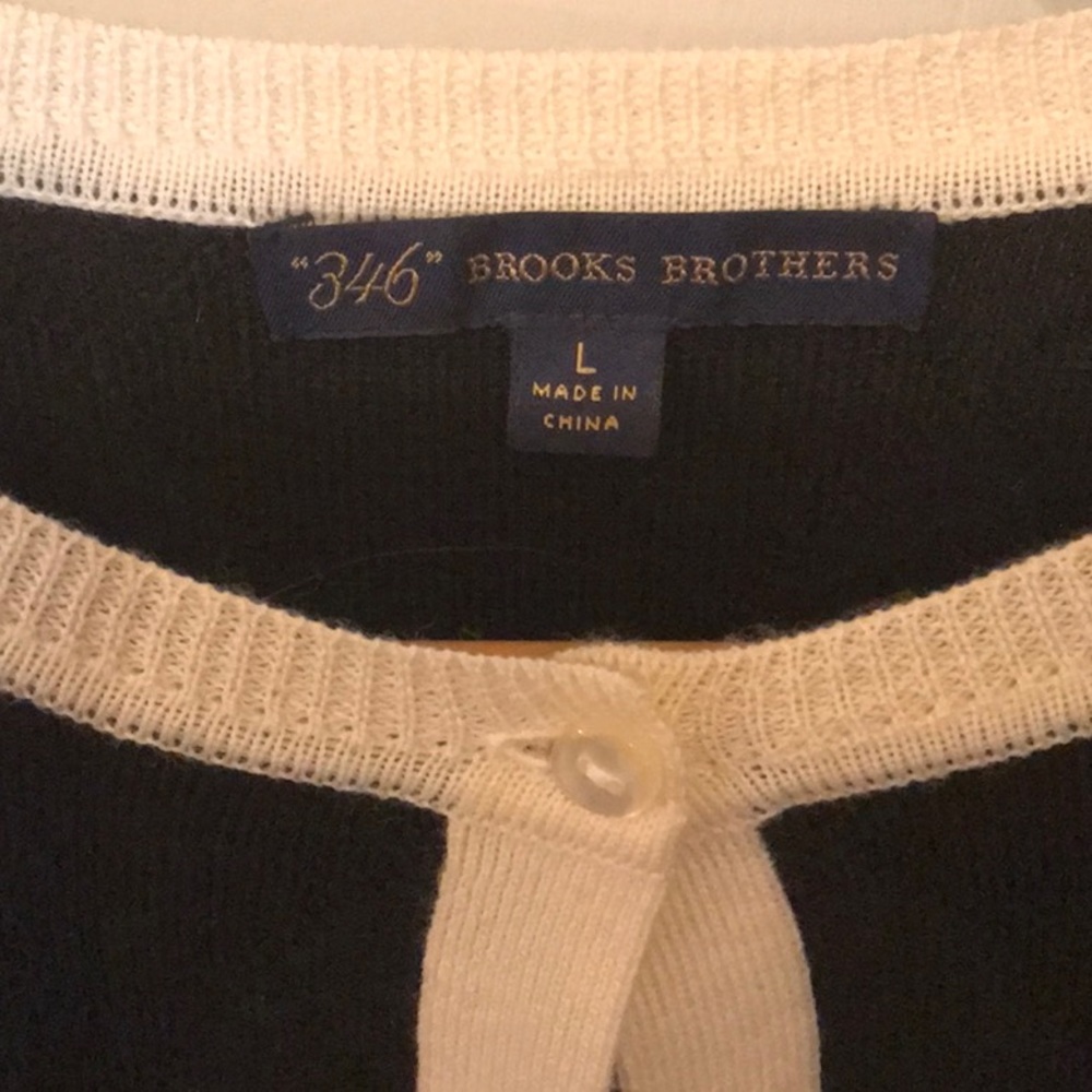Ladies Brooks Brothers Button-Front Sweater, Large - image 2